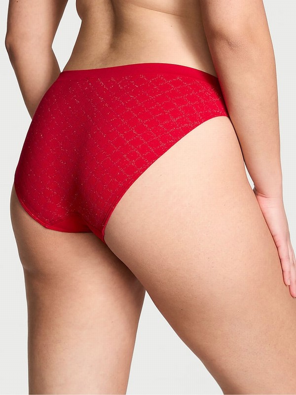 Red Victoria Secret Lipstick Bikini Underwear | XPQBJ3092