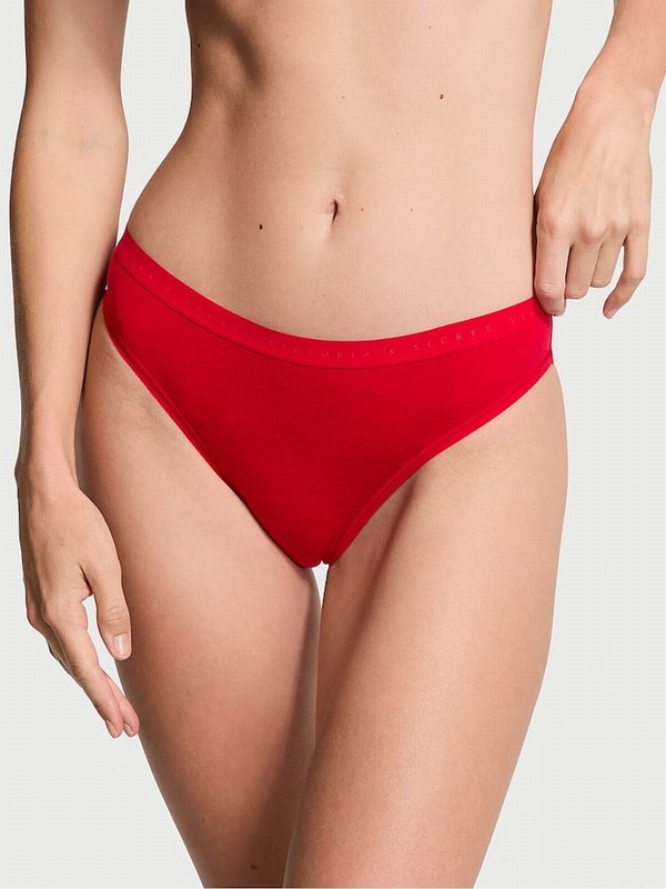 Red Victoria Secret Lipstick Bikini Underwear | IGHUV4026