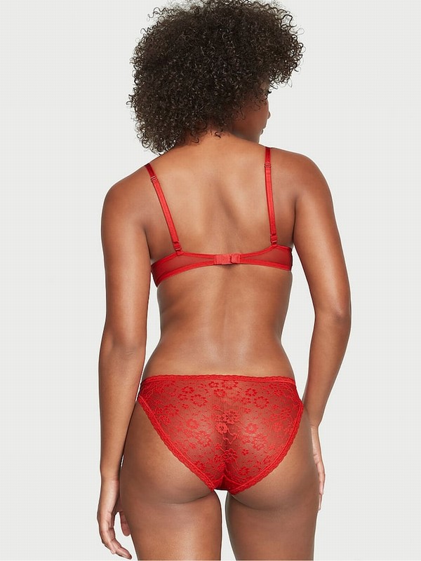 Red Victoria Secret Lipstick Bikini Underwear | ISTYJ6587