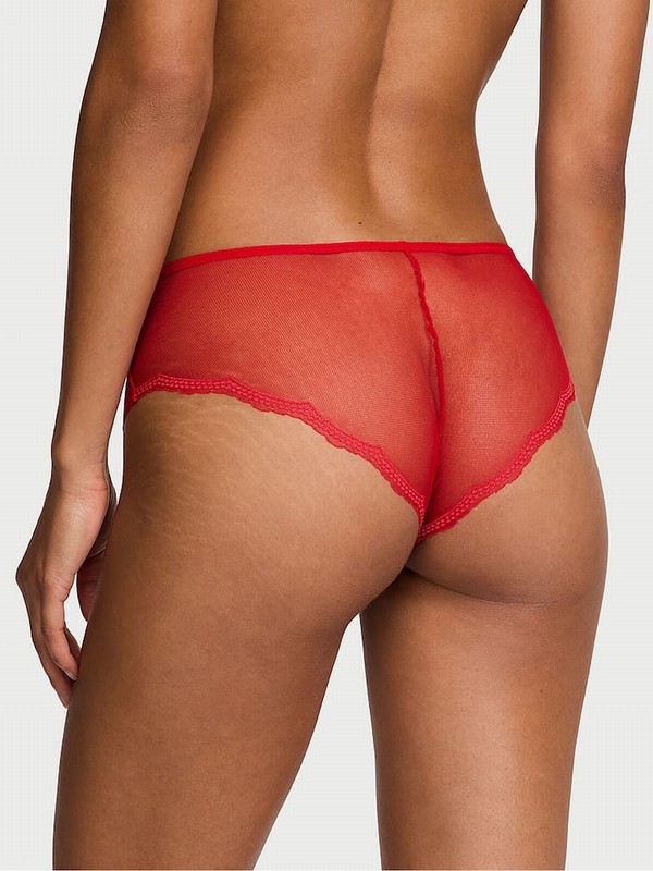 Red Victoria Secret Lipstick Cheeky Underwear | ENWFV2415