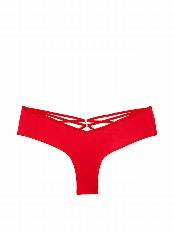 Red Victoria Secret Lipstick Cheeky Underwear | BWKVH8013