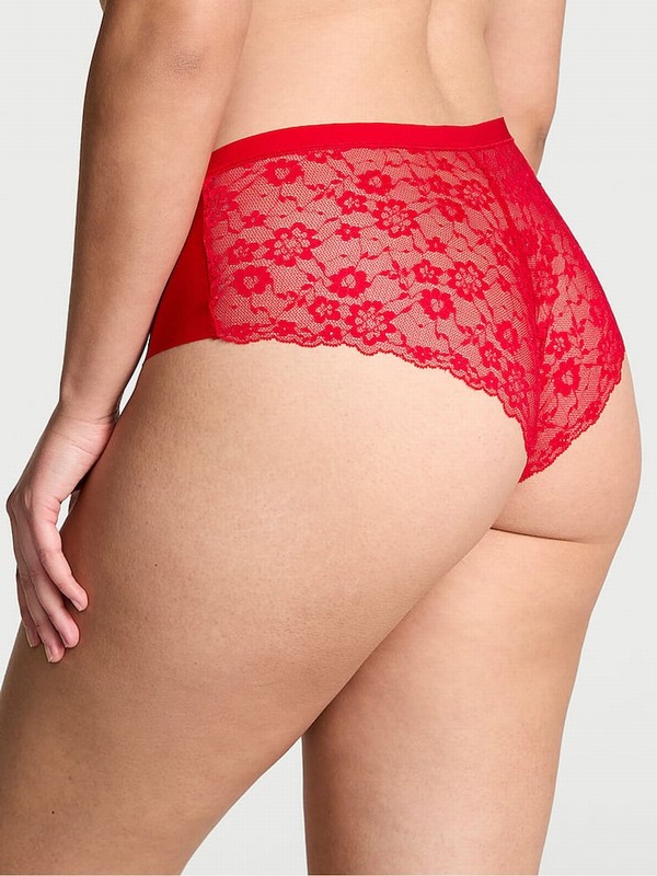 Red Victoria Secret Lipstick Cheeky Underwear | VECQK2391