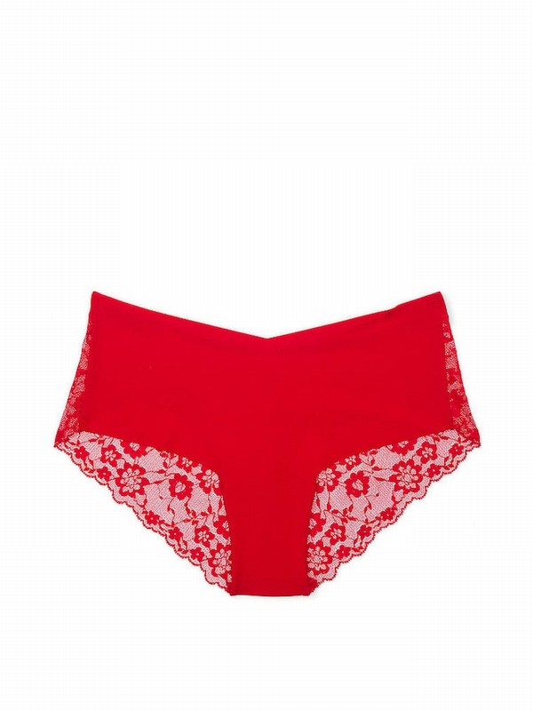 Red Victoria Secret Lipstick Cheeky Underwear | VECQK2391