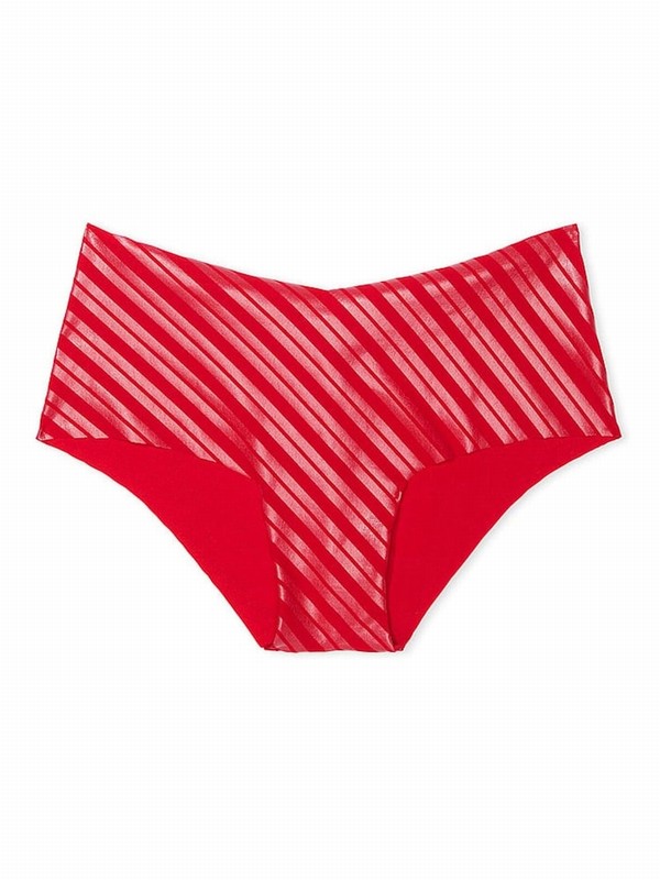 Red Victoria Secret Lipstick Shimmer Cheeky Underwear | NBUEG0635