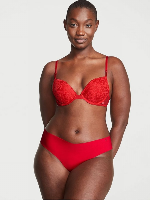 Red Victoria Secret Lipstick Thong Underwear | XYVNI3756