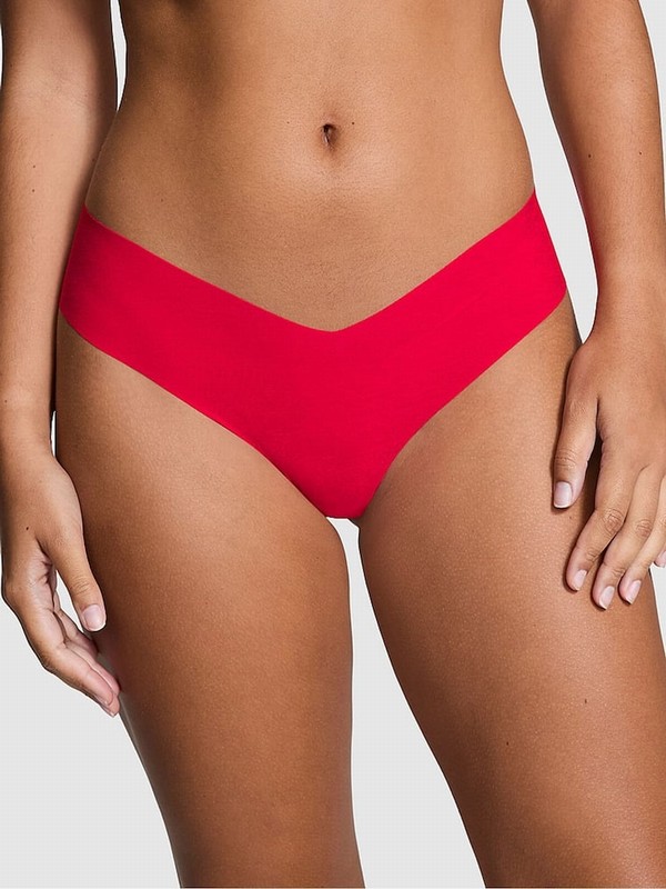 Red Victoria Secret Pepper High Leg Thong Underwear | JGBHA5108