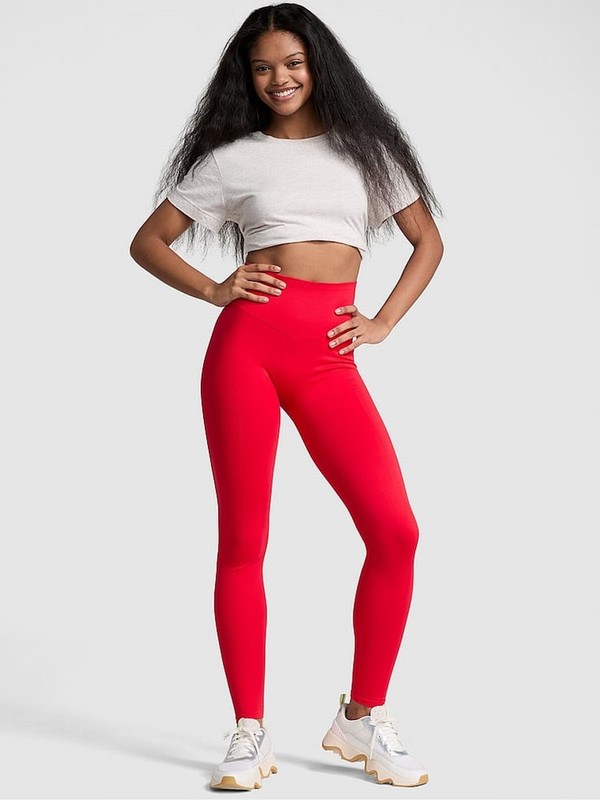 Red Victoria Secret Pepper Leggings | SWLQH9260
