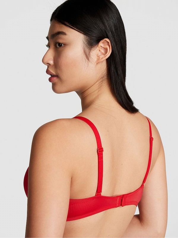 Red Victoria Secret Pepper Push Up Bras | ZOIKN4029