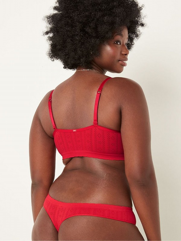Red Victoria Secret Pepper Seamless Lightly Lined Bras | NUDAC7569