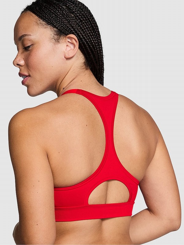 Red Victoria Secret Pepper Sports Bra | LEFHY4192