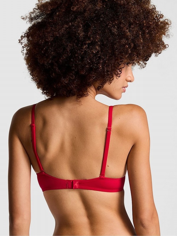 Red Victoria Secret Pepper Super Push Up Bras | DERWC0742