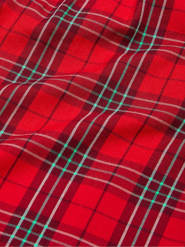 Red Victoria Secret Sangria Plaid Nightwear | HVBOK3589