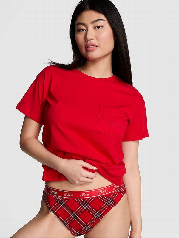 Red Victoria Secret Vermillion Cotton Nightwear | MWTBD3948