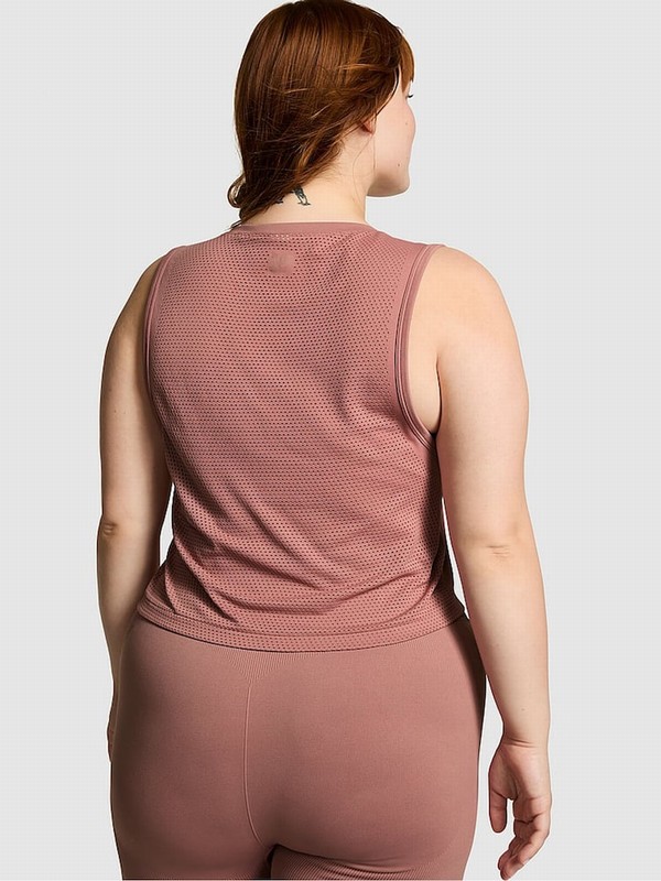 Rose Victoria Secret Winsor Seamless Muscle Tops | TCZFL5186