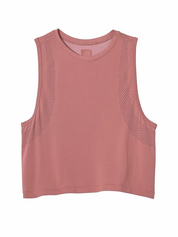 Rose Victoria Secret Winsor Seamless Muscle Tops | TCZFL5186