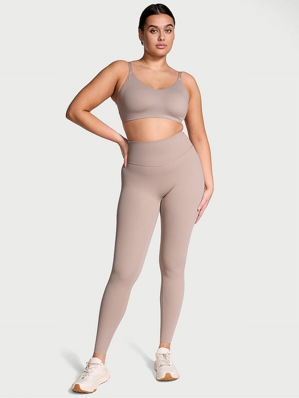 Rose / Beige Victoria Secret CandeNude Full Length VSX Elevate™ Leggings | SVPNO5846