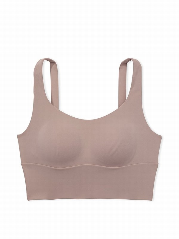 Rose / Beige Victoria Secret CandleNude Cross Back Mesh Bras | JSWRV7360