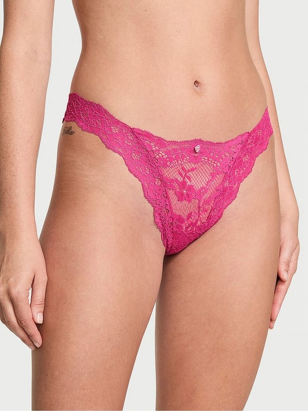 Rose / Pink Victoria Secret Luscious Lacezilian Underwear | SPDYC0163