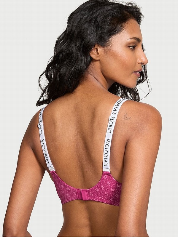 Rose / Pink Victoria Secret Luscious Shine Non WiLightly Lined Bras | SULGH6581