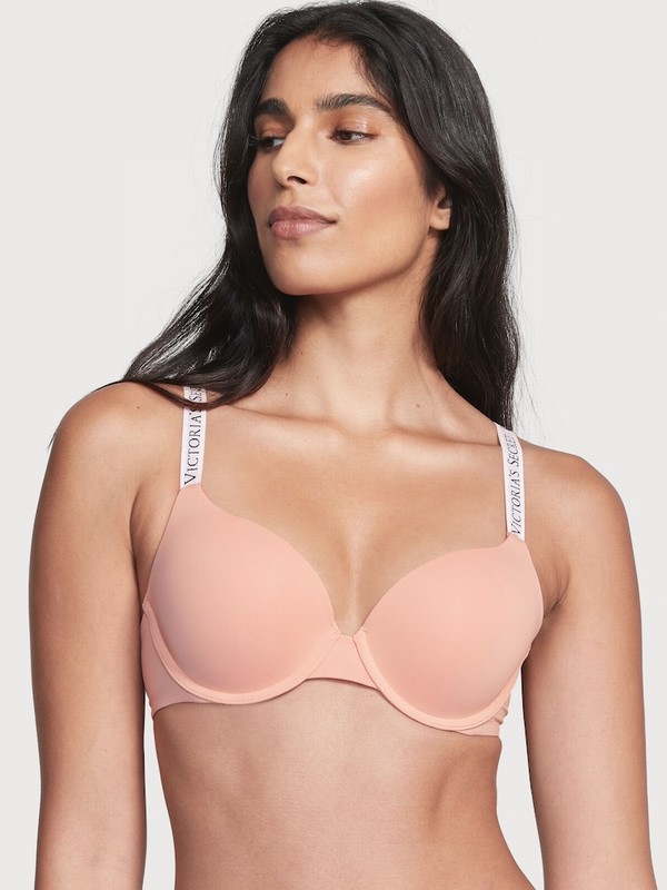 Rose / Pink Victoria Secret Misty Full Cup Push Up Bras | CPXLQ0857