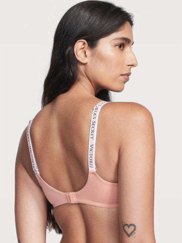 Rose / Pink Victoria Secret Misty Full Cup Push Up Bras | CPXLQ0857