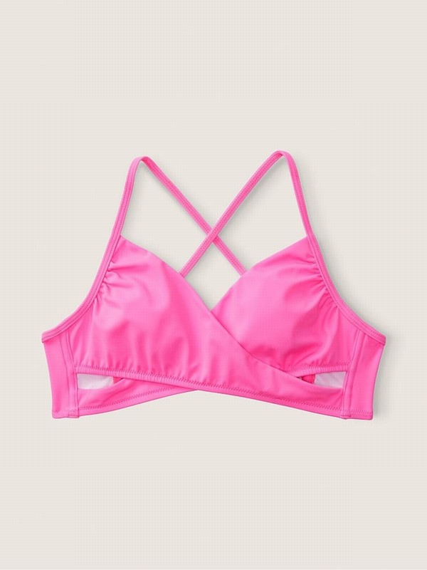 Rose / Pink Victoria Secret Radiant Body Wrap Bikini Top | CYXBH5472