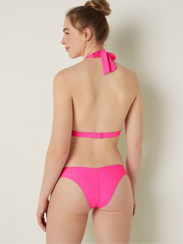 Rose / Pink Victoria Secret Radiant PushUp Triangle Bikini Top | MRCYX3895