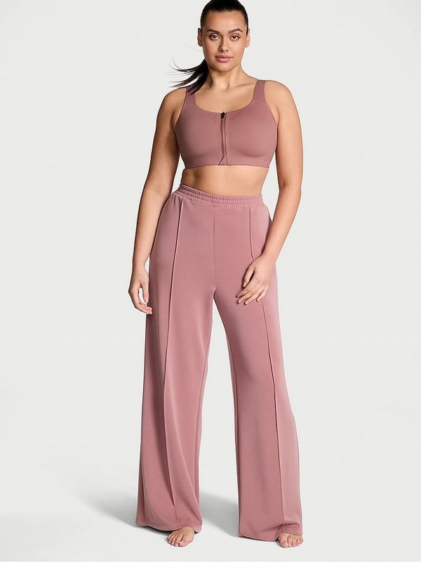 Rose / Pink Victoria Secret Vintage Modal Wide Leg Joggers | KVOGN5723