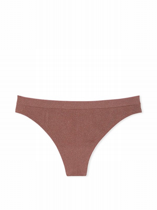 Rose / Pink Victoria Secret Vintage Thong Underwear | GXJHP0279