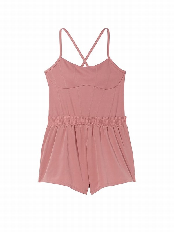 Rose / Pink Victoria Secret Windsor Ultimate Runsie Jumpsuit | HEJKW2159