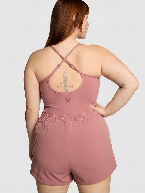 Rose / Pink Victoria Secret Windsor Ultimate Runsie Jumpsuit | HEJKW2159