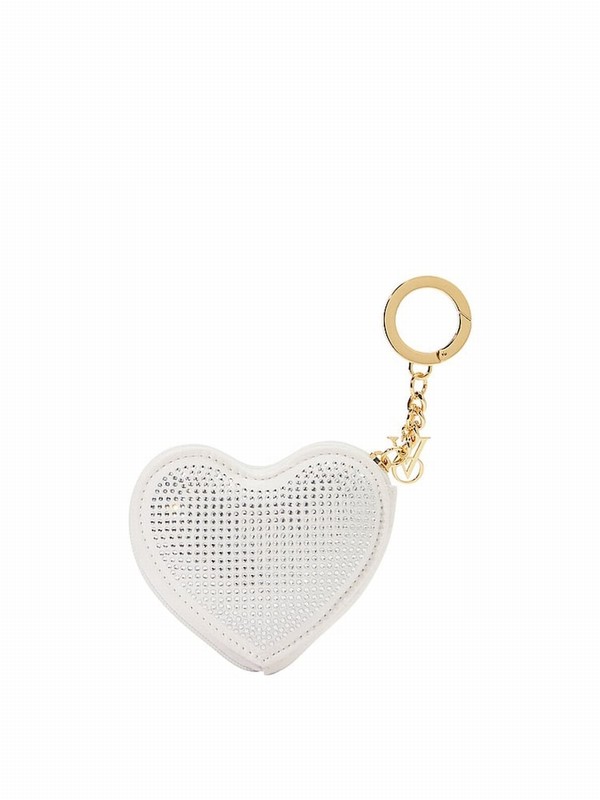 Silver Victoria Secret Keychain Charm Keyrings | RZMUA6083