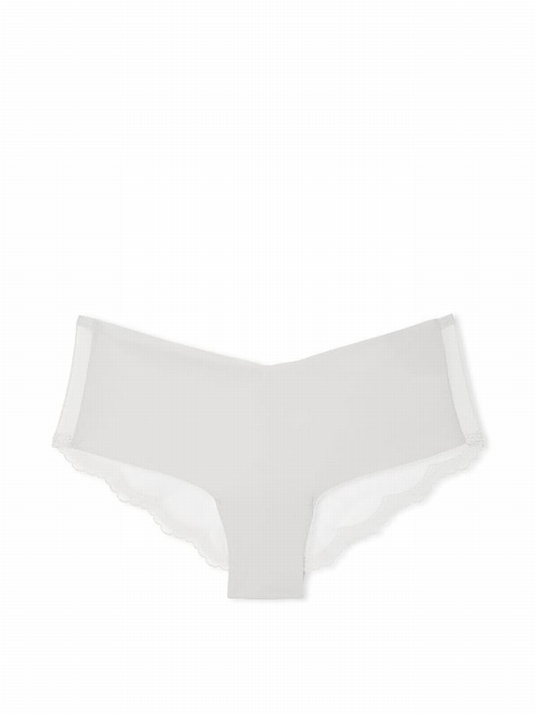Silver / Grey Victoria Secret Pearl Cheeky Underwear | DIBCE3142