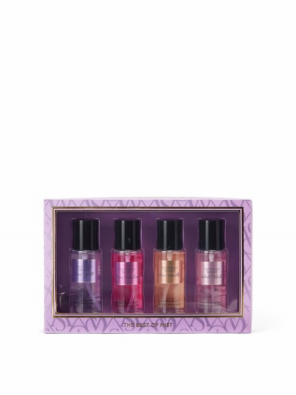 Victoria Secret Assorted 4 Piece Mini Mist Gift Set Perfume | DXZUO1379