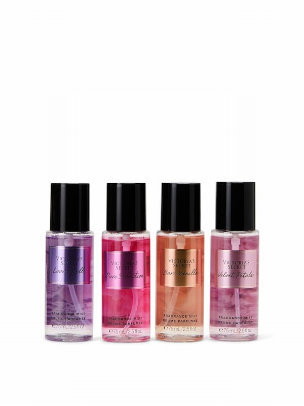 Victoria Secret Assorted 4 Piece Mini Mist Gift Set Perfume | DXZUO1379