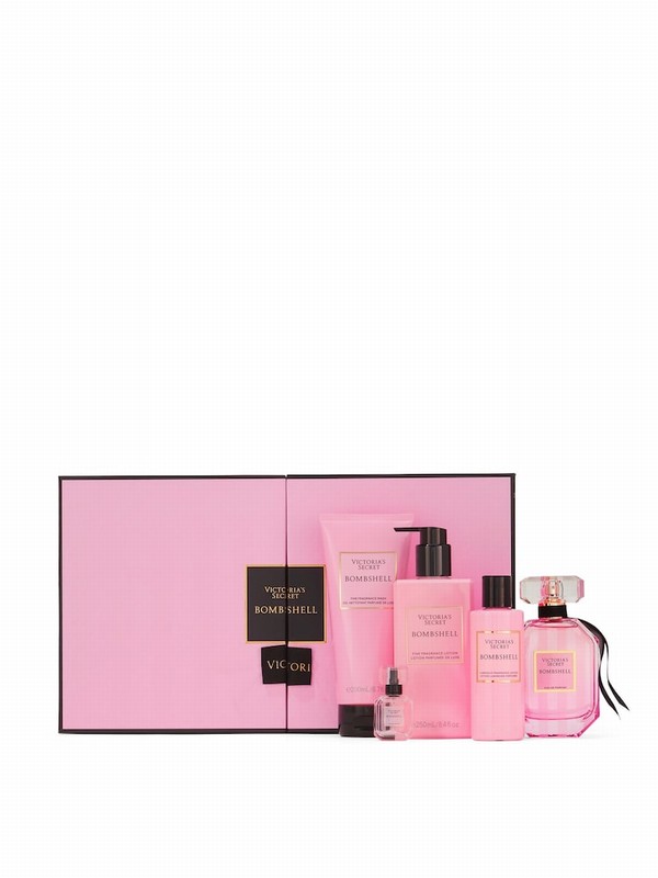 Victoria Secret Bombshell 5 Piece Fragrance Gift Set Perfume | KMUZP1382