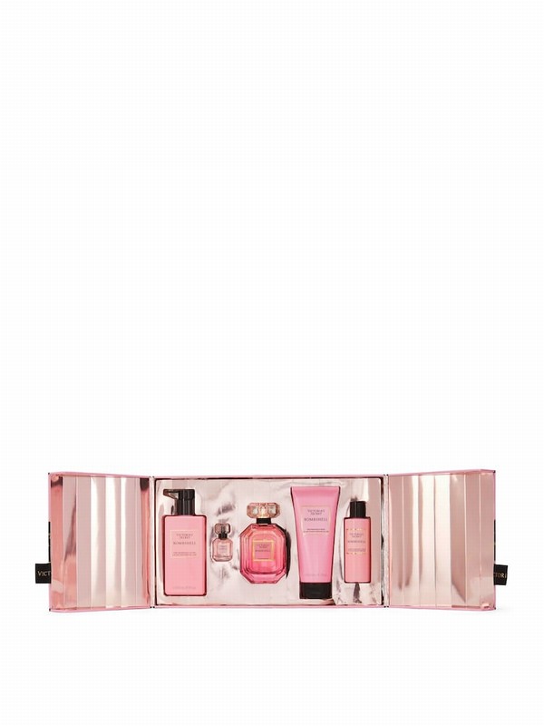 Victoria Secret Bombshell 5 Piece Fragrance Gift Set Perfume | KMUZP1382
