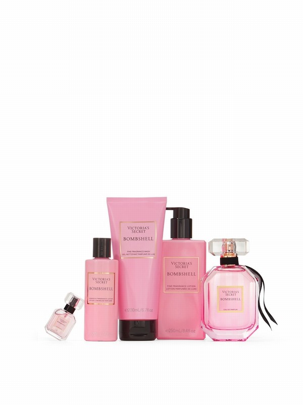 Victoria Secret Bombshell 5 Piece Fragrance Gift Set Perfume | KMUZP1382
