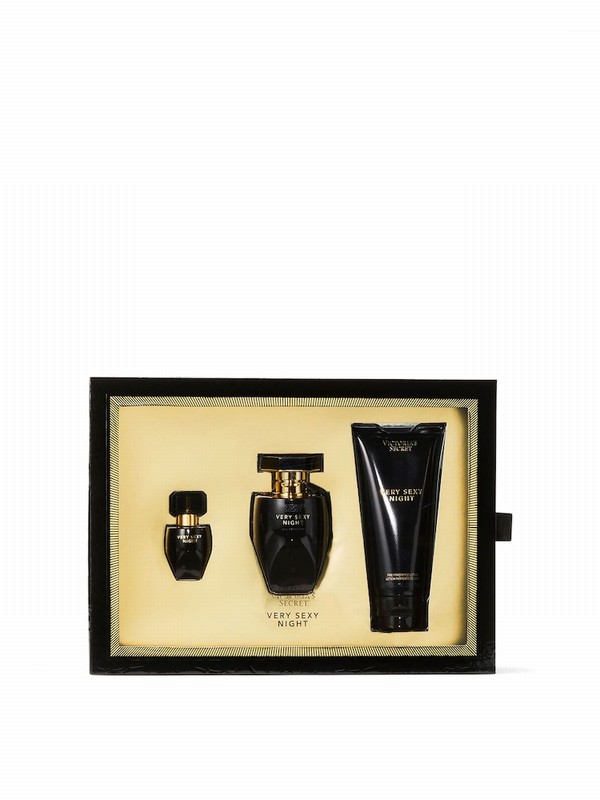 Victoria Secret Very Sexy Night 3 Piece Fragrance Gift Set Perfume | TYQDR8910