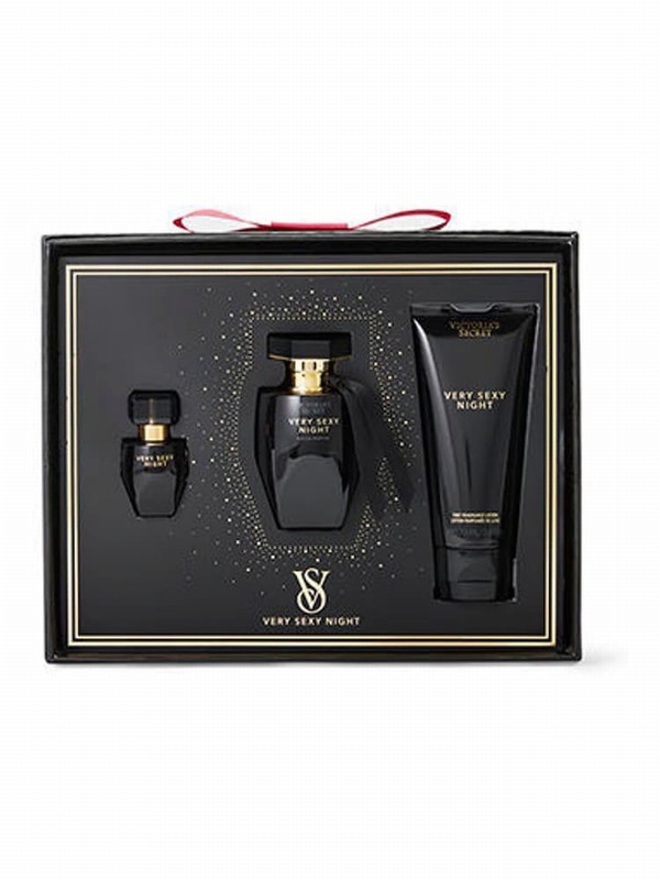 Victoria Secret Very Sexy Night Fragrance Gift Set 3 Piece Perfume | CVYEA5460
