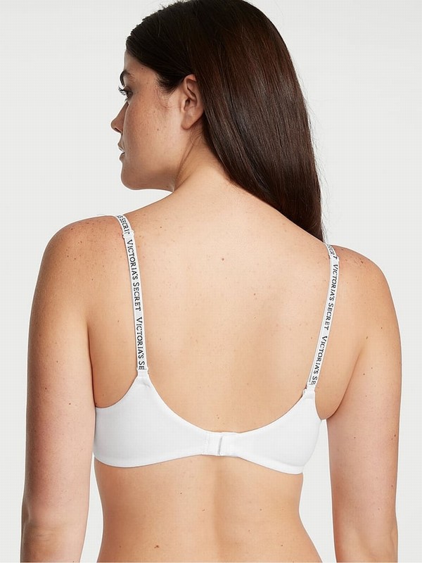 White Victoria Secret Add 2 Cups Push Up Bras | HJVQS3694