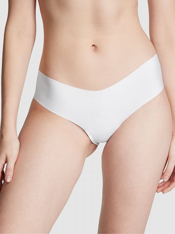 White Victoria Secret Cheeky No Show Underwear | MKXFL5298