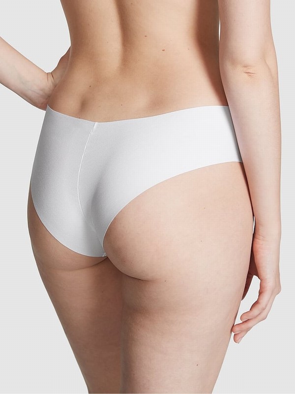White Victoria Secret Cheeky No Show Underwear | MKXFL5298