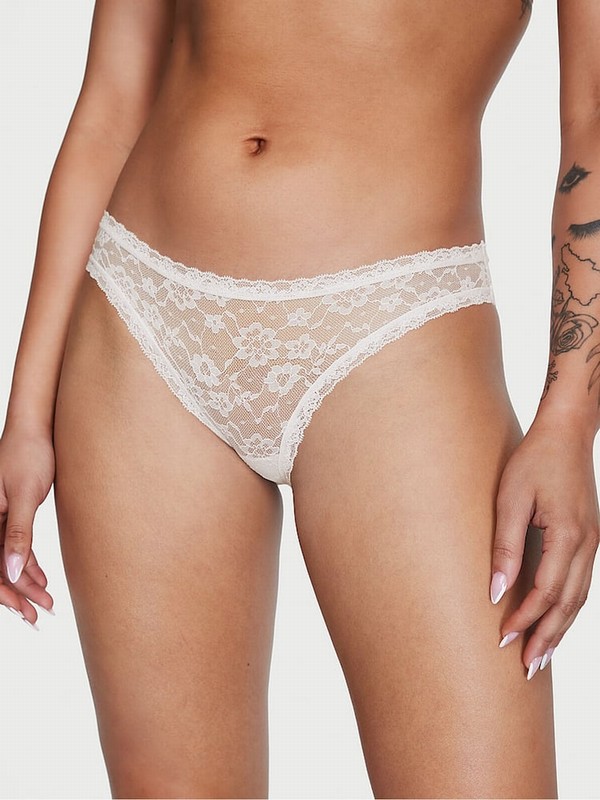 White Victoria Secret Coconut Bikini Underwear | BMXDO4730