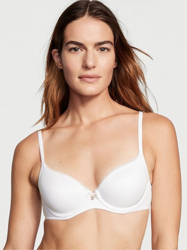 White Victoria Secret Demi Bras | UPWFH2614