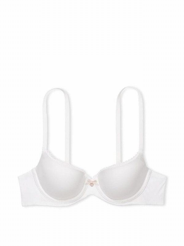 White Victoria Secret Demi Bras | UPWFH2614