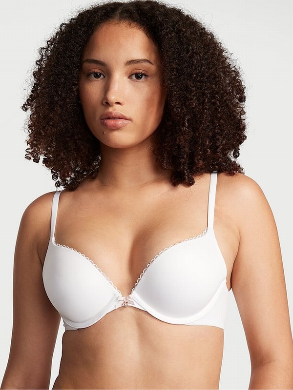 White Victoria Secret Demi Bras | XSRQY2361