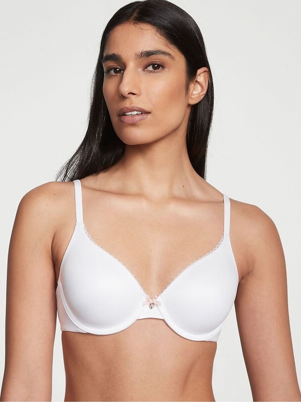 White Victoria Secret Full Cup Bras | KBQAS4105
