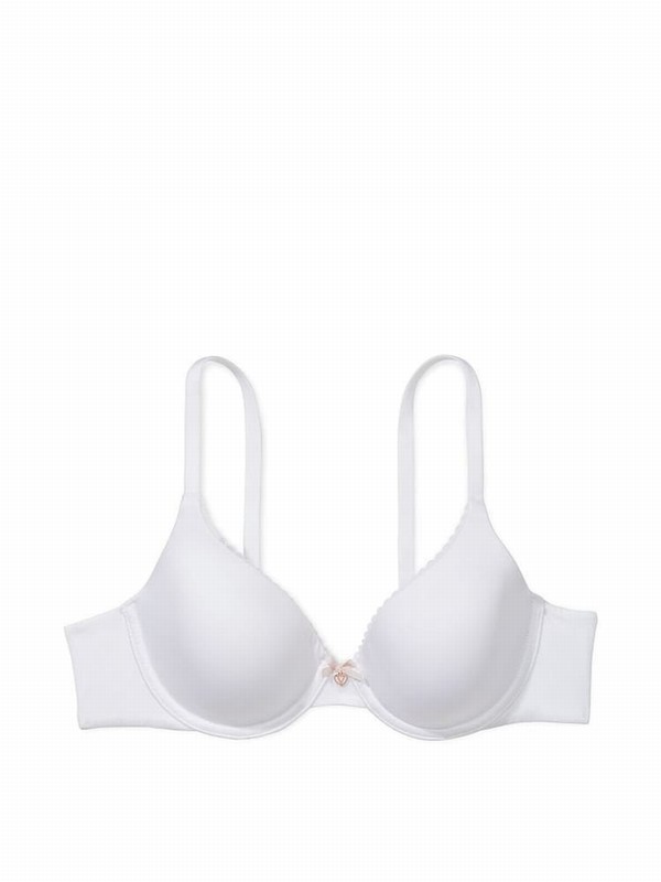 White Victoria Secret Full Cup Bras | KBQAS4105