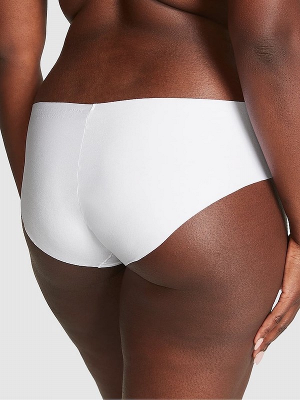 White Victoria Secret Hipster No Show Underwear | NCUKS6731
